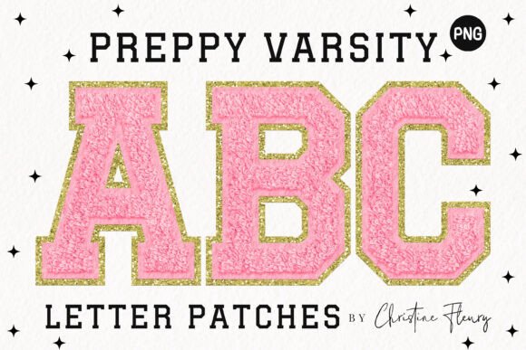 Download Pink Chenille Letter Patches PNG - Pink Collection