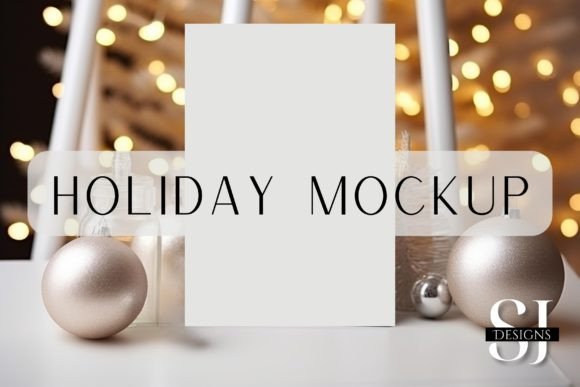 Download Golden Memories Holiday Invite Mockup - Old Collection