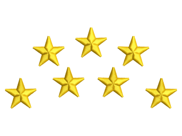 Download Golden Stars Embroidery Pattern - Old Collection