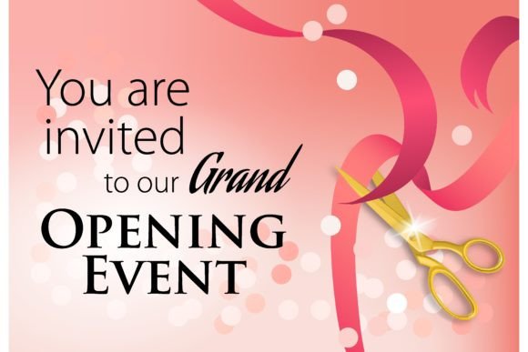 Download Grand Opening Event Lettering with Sciss - Premium Resources