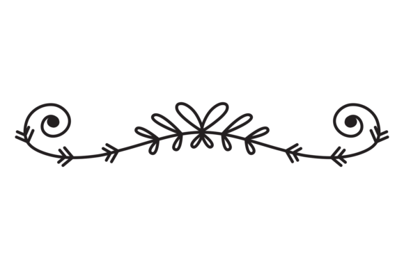 Download Decorative Header with Ornate Swirls. El - Swirl Collection