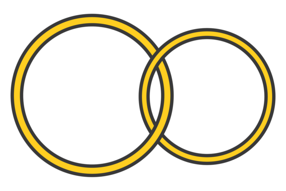 Download Golden Rings Together. Marriage Symbol. - Old Collection